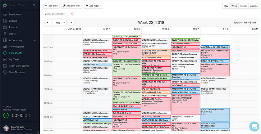 timesheets