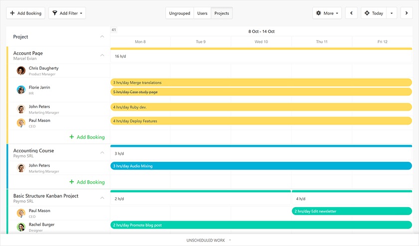 view projects