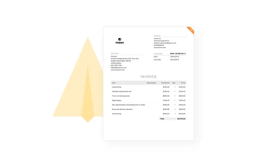 Create invoices